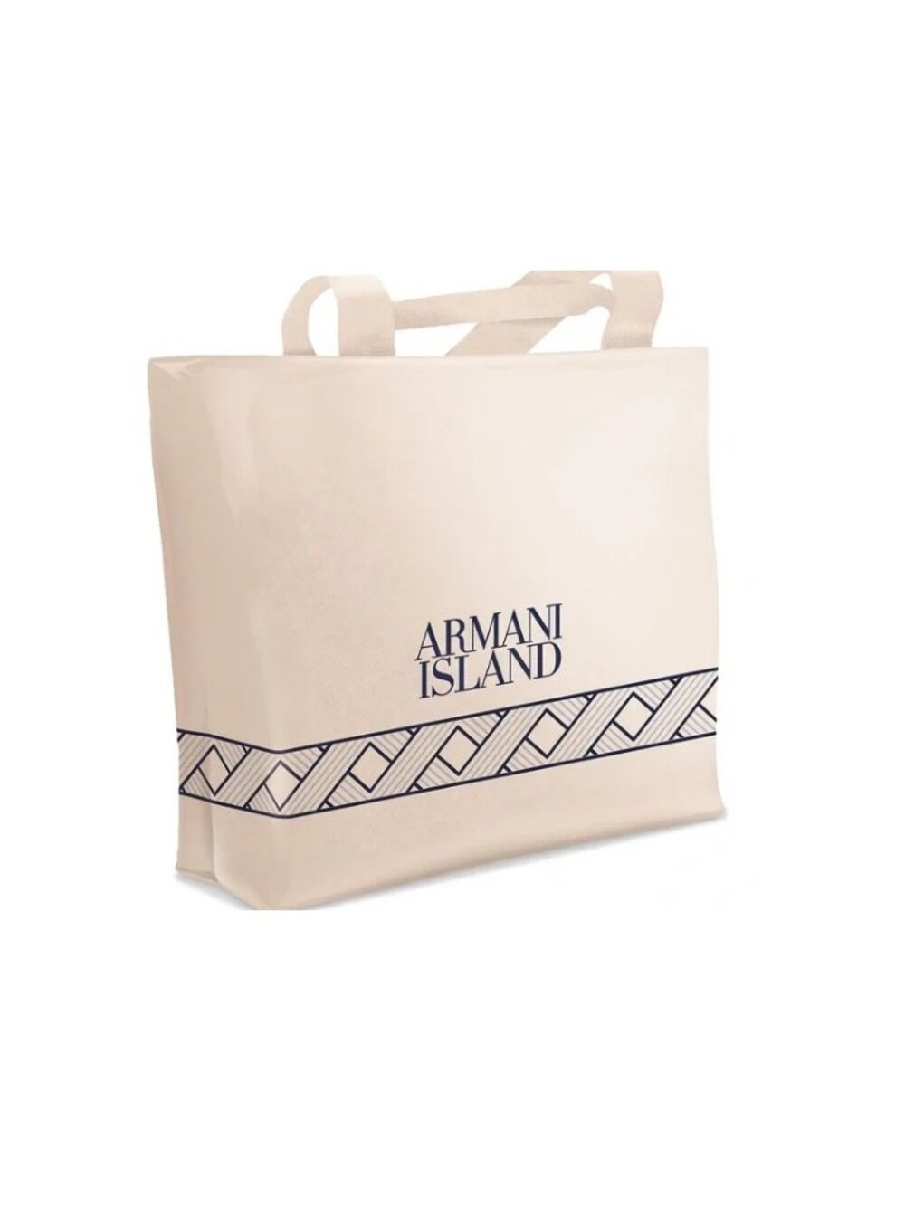 NEW ~ ARMANI ISLAND REUSABLE CANVAS TOTE
